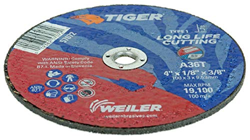 Roues de coupe Weiler 57072 type 1 de haute précision A36S - 3