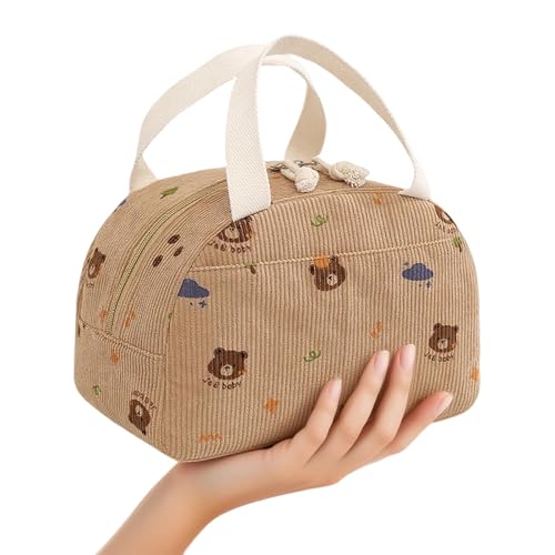 LERANXIN Sac Isotherme Repas Femme Enfant 6,5L Glaciere Souple Petit Sac Lunch Bag Repas Pochette Lunch Box Isotherme Bebe Rentree Scolaire pour Travail Pique...