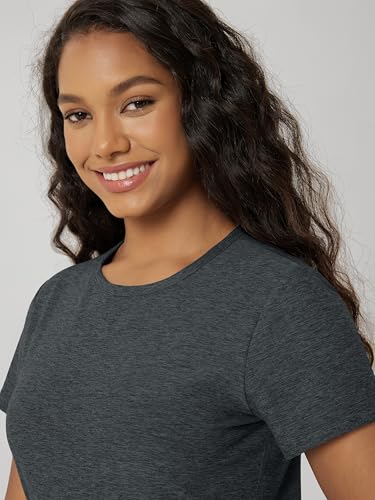 Image of ODODOS Women's Short Sleeve Performance T-Shirts - Ultra Soft odSTRATUM Tech Crew Neck Tee UPF 50+ Essential Top
