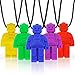 Collier a macher enfant tdah,5 pièces colliers à mâcher sensuels pour enfants et adultes souffrant de dentition, d'autisme et de TDAH(robot)