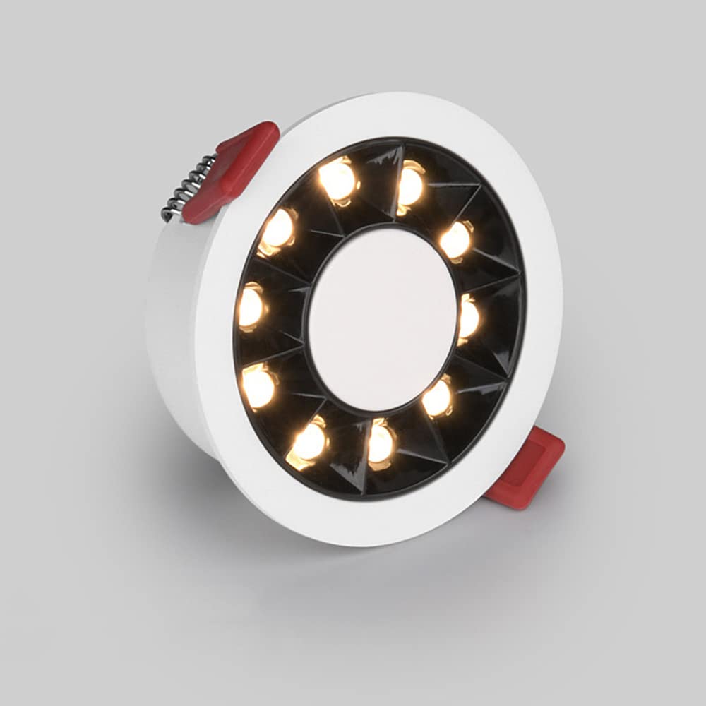 Okrągła Lampa Punktowa Sufitowa, Liniowa, 3-Calowa, 7-Calowa, Lampa W Kształcie Gałki Ocznej, Panel Oświetleniowy, 8W, 15W, 20W, 30W, Lampa Sufitowa Do Biura, Lampa,20w-3000k