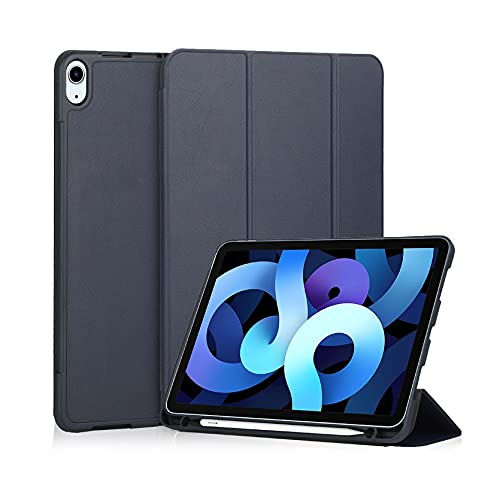 e kysa basics Leather Trifold Cover for Apple iPad Air 4th Generation - 10.9"(2020) [Model A 2072, A 2316, A 2324, A 2325] - Blue (B09B82Y97L) Amazon Price History, Amazon Price Tracker