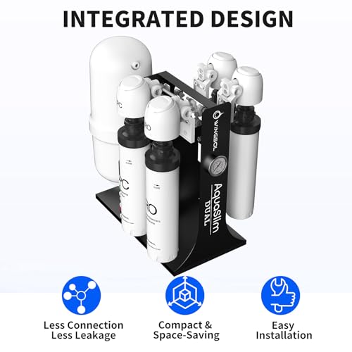 Image of WINGSOL Dual Mode Integrated Reverse Osmosis Water Filter, NSF /ANSI 42&53&58, 10-Stage Under Sink RO Filtration System for 0 TDS Water & pH+ Alkaline Remineralization Water, No Electricity Needed