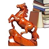 Symbole de prospérité : la décoration de la maison des statues de chevaux sert de pièce maîtresse significative, symbolisant le bon et le succès, tout en s'alignant sur le thème de l'année du cheval 2026, améliorant les espaces de vie avec son design inspirant et sa signification culturelle pour les maisons ou les bureaux à la recherche d'énergie.