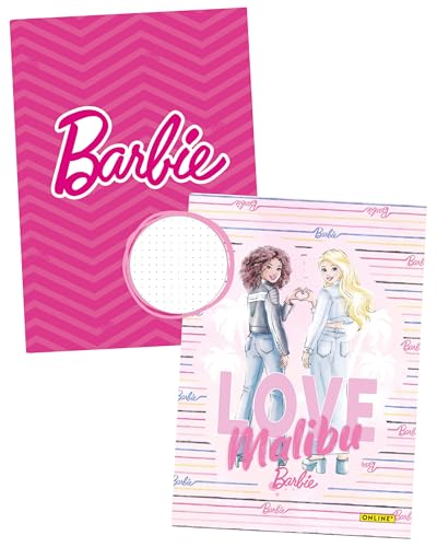Online Cuaderno Barbie A5, dotted I Pink y Beige Notebook 192 páginas, 96 hojas con texto Barbie, 2 x Kladde para la escuela y el día a día, tapa dura, también como diario y diario