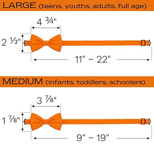 Image of Adam Young Men's Bow Ties Pre-Tied Style Formal Satin Classic Bowtie for Tuxedo Faux Silk