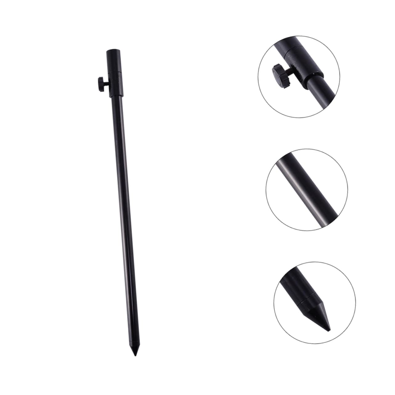 Sosoport 4 Pz porta canna da pesca porta lucidalabbra verticale staffa pieghevole rastrelliera per canne da pesce canne da pesca Lega di alluminio canne Rossore