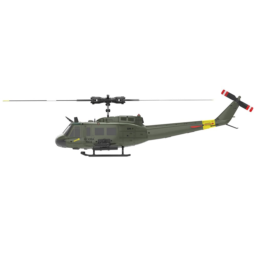 Torcster Hubschrauber Bell UH-1D Huey Brushless 6G 297mm RTF 2,4G Ferngesteuert 3D Anfänger Indoor Heli