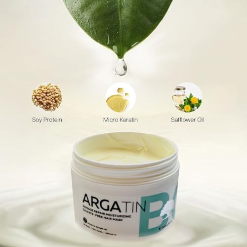 Image of Hair Mask | Damage Repair & Deep Moisturizing Treatment | Sulfate-Free Formula for Dry, Frizzy Chemically Treated Hair | 200g Intensive Hair Care