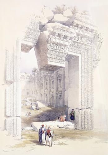 Image sur Toile SERENDIPITP peinture tableaux Baalbeck David Roberts déco chambre 60x90