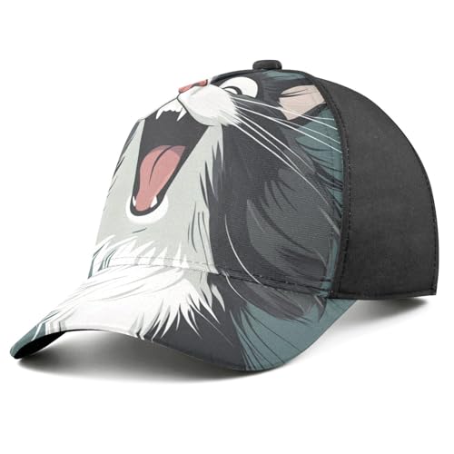 Sombreros unisex para niños de dibujos animados transpirables para entrenamiento negro