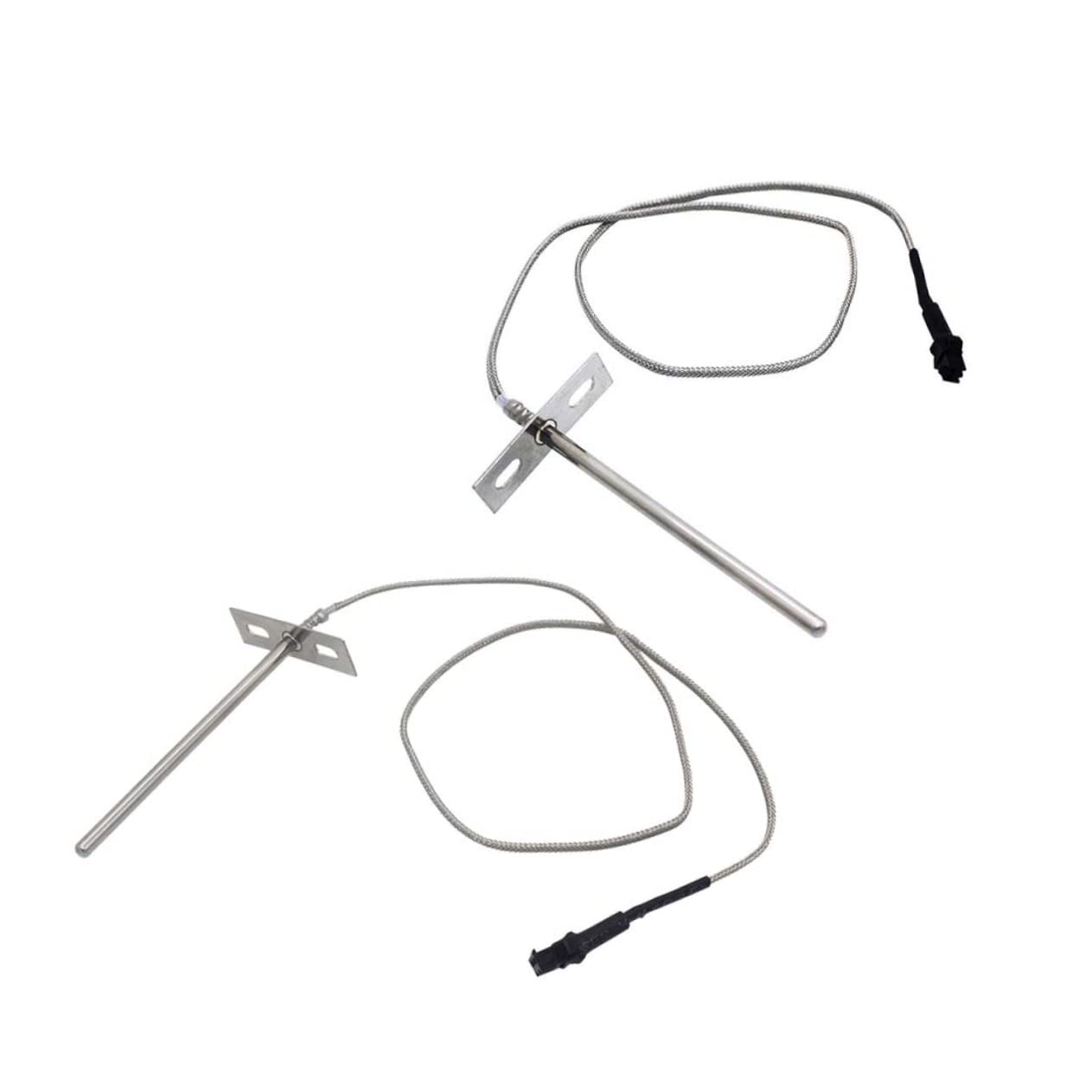 BRIGHTFUFU 1pc Cooking Thermometer Steak Temperature Probe Digital Probe Thermometer for Oven BBQ Meat Stainless Steel and Silver