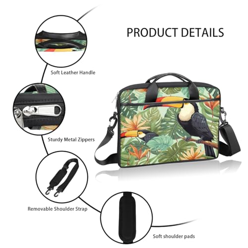 Bolso para laptop 15 pulgadas con correa ajustable miniatura 4