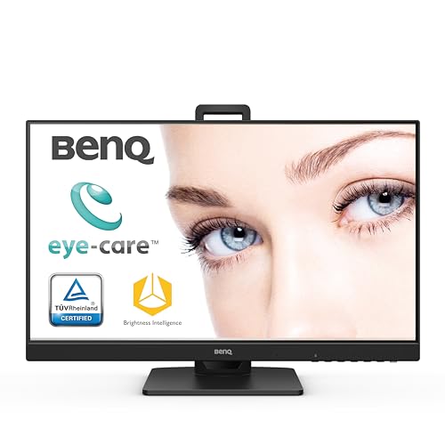 Image of BenQ GW2485TC 24 inch 1920x1080p IPS Full HD| Daisy Chain| USB-C (60W PD)| Coding Mode| Height Adjustment|HDMI| DP| 75Hz| 2Wx2 Speakers| Ultra-Slim Bezel Monitor| Eye Care| Brightness Intelligence (Black)