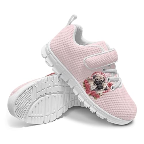 Kids' Dog Athletic Sneaker for Girls Boys Running Hiking Sneaker Tennis Fitness Training Shoes