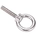 10Pcs Eye Bolt 304 Stainless Steel Lifting Round Ring Screw, M6x25 Heavy Duty Eye Lifting Bolt with Threads for Industrial Machinery and Construction