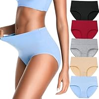 SHAPERX Women&rsquo;s High Waist Seamless Slimming Panties Plus Size Pack of 4 Multiclour (S) Multicolour