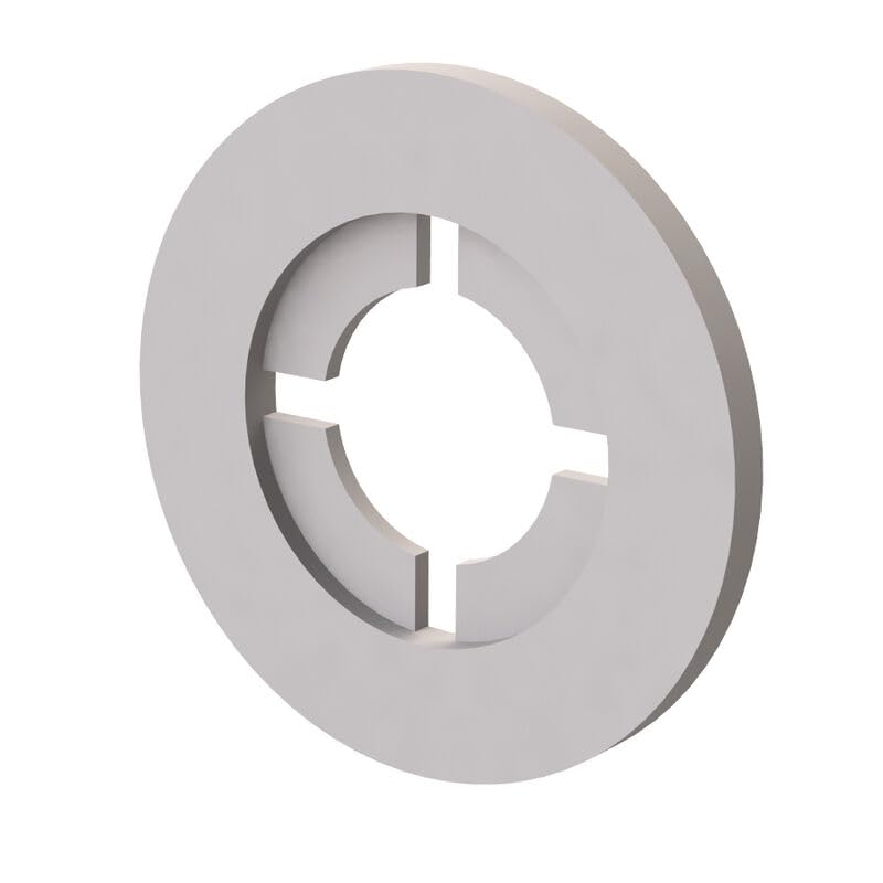 Essentra, 16FWRT010032, Natural Nylon Anti-Loss Washer Retaining Washer - 7 mm (0.277 in) - 11.5 mm (0.453 in) - Thickness 0.8 mm (0.032 in) - Compatible Screw Sizes 10 (1000 Item/s)