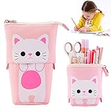 material vertical blinds 【Material de alta calidad】Este bolsa de lápiz telescópica están hechos de lienzo de calidad con lindos diseños de gatos, por lo que son bonitos, duraderos y fáciles de limpiar. Su diseño de cremallera tira suavemente y protege firmemente su material de oficina.
