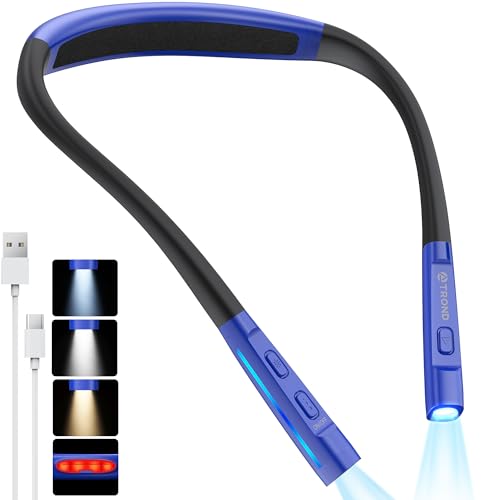 120-Lumen Trond Rechargeable USB-C Neck Reading Light w/ 3 Color Modes (Blue or Purple) - image 1