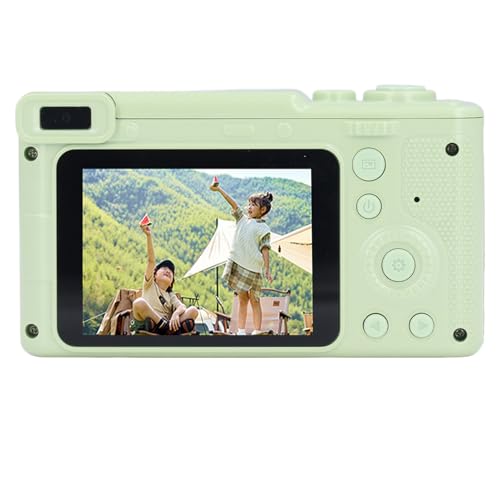Appareil photo numérique compact vert à double objectif avant arrière pour la photo - 2