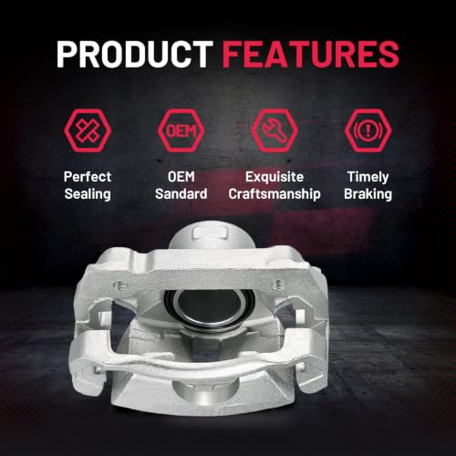 Image of BDFHYK 19-B3218 19-B3219 Front Disc Brake Caliper Assembly Compatible with Lexus IS250 2006 2007 2008 2009 2010 2011 2012 2013 2014 2015 2.5L V6 GAS 2pcs