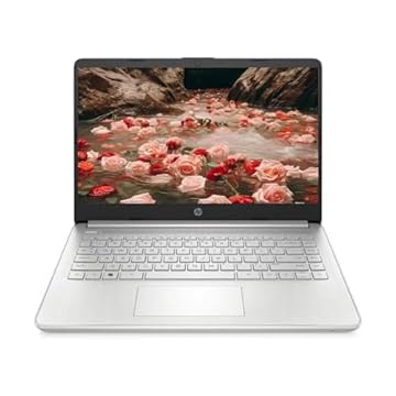 HP Notebook portátil, tela HD de 14 polegadas (1366 x 768), AMD Ryzen 5 5500U (6 núcleos), 16 GB de RAM, SSD PCIe de 256 GB, HDMI, leitor de cartão SD, Windows 11 Home, prata natural, mouse pad TWE