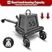 HIFMGHE Universal Stroller Board, Adjustable 2-in-1 Stroller Glider Board Baby Car Attachment with Detachable Seat Holds Children Up to 55lbs(Black)