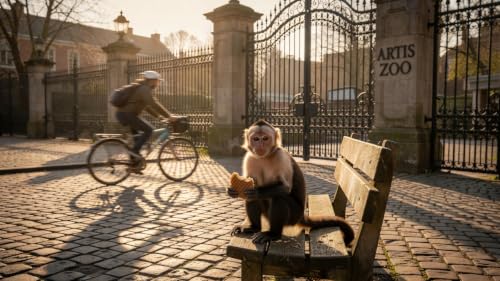 Weer een aap ontsnapt, dit keer uit Artis