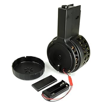 IRON AIRSOFT X-15タイプ 電動マガジン ドラムマガジン 音感 Amazon | IRON AIRSOFT X15タイプ 1000連 電動ドラムマガジン 次