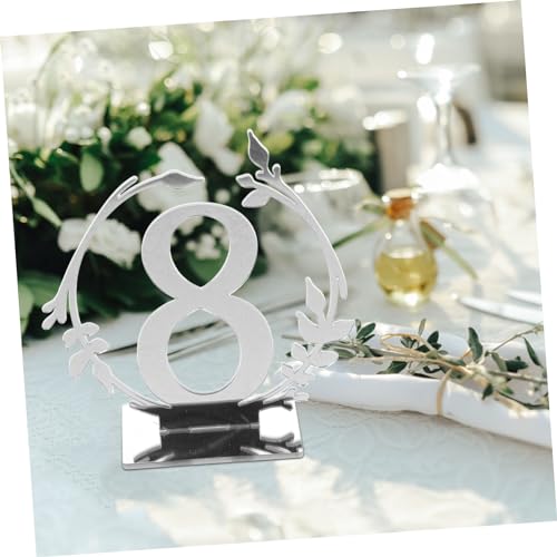 Numéros de table de mariage élégants SHOWERORO pour réception chic - 2
