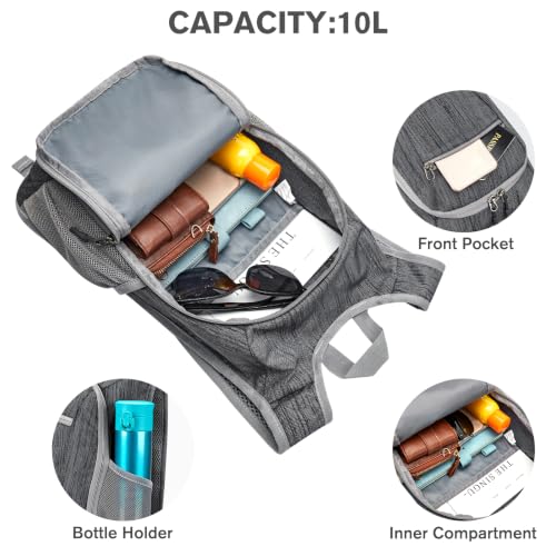 Image of G4Free 10L /15L Hiking Backpack Lightweight Packable Hiking Daypack Small Travel Outdoor Foldable Shoulder Bag