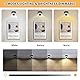 4Pack Bild Licht Batterie Betrieben mit Fernbedienung, Bilderleuchte Akku Malerei Licht Magnetisches Mallicht für Kunst mit 3 Beleuchtungsfarben, LED Wandlampe für Bilder Dartboard Fotorahmen