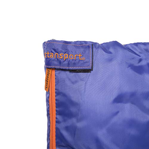 Stansport Redwood Bolsa de Dormir Rectangular 30" x 75", Azul miniatura 4