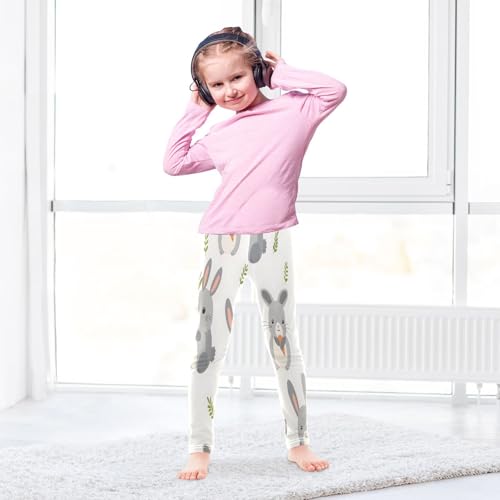 Toddler Girls Leggings Printed Yoga Pants Leggings Rabbit Holding Carrot for Kids4