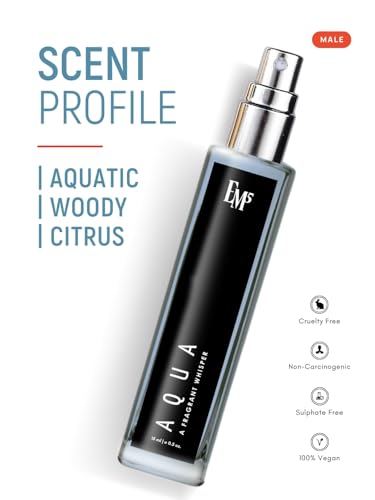 Image of EM5 Aqua EDP Perfume Spray for Men | Aromatic Fresh Spicy Accords Fragrance | Eau De Parfum Spray | Luxury Gift for Him | 15 ml