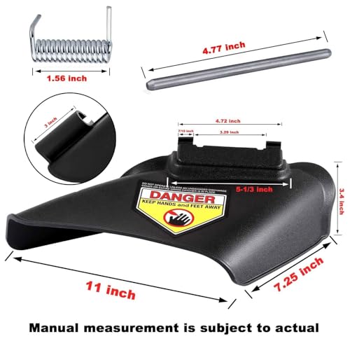 731-07131 Lawn Mower Chute - Dimensions