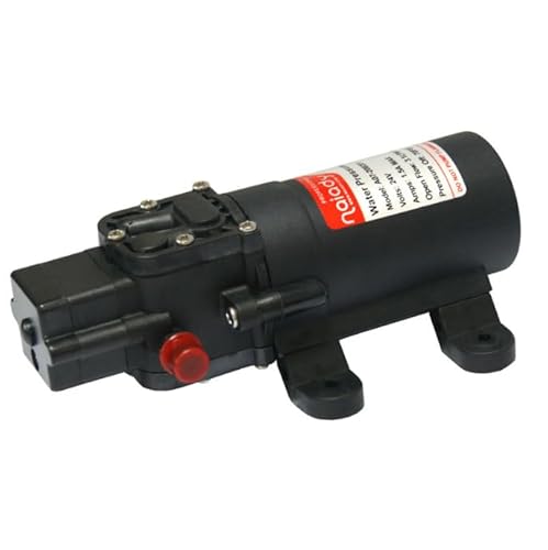 YUNYODA Membranpumpe, 30W Wasserdruckpumpe 12V, 4.3L/PM Selbstansaugende Wasserpumpe für Boote, Wohnmobil, Yacht, Garten, Camper YUNYODA Membranpumpe, 30W Wasserdruckpumpe 12V, 4.3L/PM Selbstansaugende Wasserpumpe für Boote, Wohnmobil, Yacht, Garten, Camper