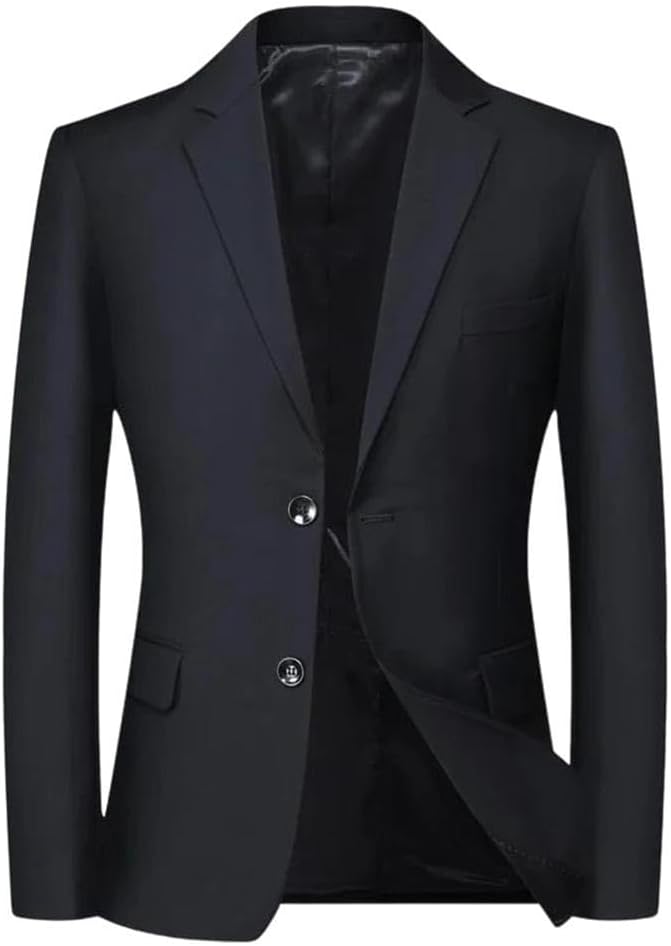 Men's Suit Jacket Single Breasted Men Business Casual Suit Coat Male Blazers Outwear