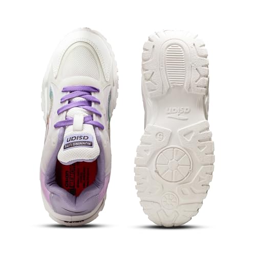 Image of ASIAN Women FLORA-07 Running and Casual wear Running Shoes with Laces, Lightweight and Comfortable Shoes Gym and Sports Shoes for Women & Girls with Stylish Design