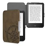 kalibri Tolino Vision 1/2 / 3/4 HD Hülle - Leder eBook eReader Schutzhülle Cover Case für Tolino Vision 1/2 / 3/4 HD