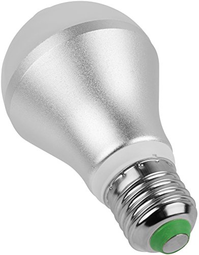 GPCT 5W Infrared Motion Activated E26 LED Warm/Cool Bulb. Auto ON/Off, Outdoor/Indoor Motion Sensor Dusk to Dawn Light Bulb W/Motion Detector for Front Door Garage/Basement/Hallway/Stairs/Patio/Backy
