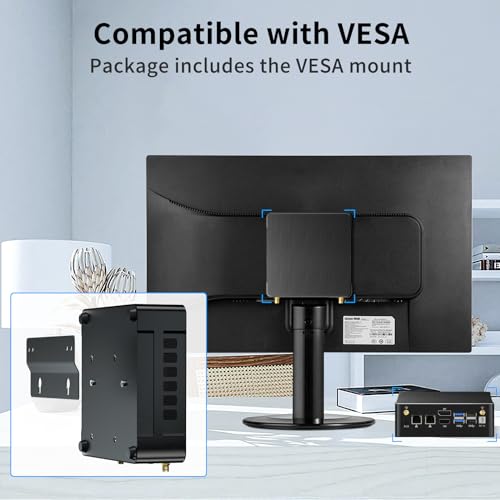 Image of msecore Mini PC i9, 32GB DDR5 RAM 1TB PCIE 4.0 SSD with Core i9-12900H (Upto 5.0GHz) Desktop Computer, 1* HDMI, 1* DisplayPort, 1* USB4.0, Triple Display, 8K, 2.5G LAN, WiFi 6e, Windows 11 Pro
