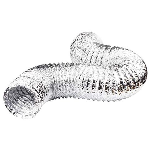 Aluflex - Tubo de escape de 100 mm de diámetro, 1 metro, para aire acondicionado, manguera de secado flexible para ventilación, manguera para aire acondicionado