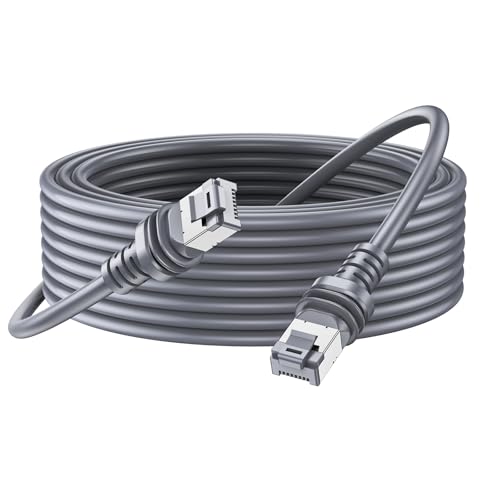 Ohmvolta Starlink Gen 3 Replacement Cable 30FT/9M，Waterproof Ethernet Cable for Starlink Gen 3/Standard/Mini，RF Coaxial Cable Extension Accessories for Starlink Satellite RV/Marine/Home