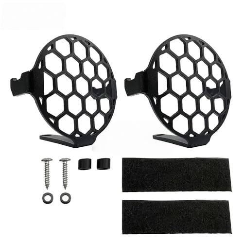 Grille phare moto CL500 acier robuste filet protection optiques haut de gamme