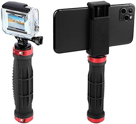 Utebit Bike Camera Mount With 1/4' Screw Bicycle Camera Clamp For Bike Motorcycle Gopro Electric Vehicles 360 Rotation Handlebar Action Camera Smartphone