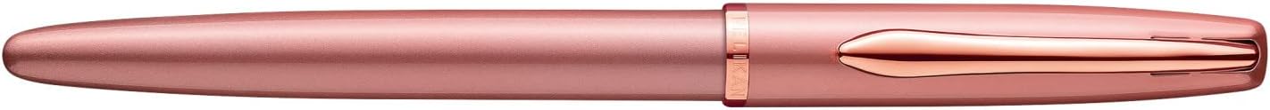 Pelikan Jazz Noble 821872 Gift Set with Fountain Pen and Ballpoint Pen, Rose (Pink), Elegant Cartridge Fountain Pen (Nib M) and Metal Ballpoint Pen in Gift Box