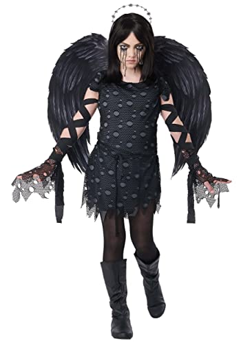 Disfraz completo Angel de la Oscuridad para niña T-L
