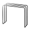 Yamazaki 7146 Tower Dishcloth Hanger, Black, Steel, 30 x 10 x 25